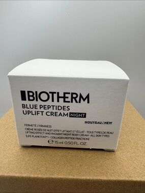 NEW Biotherm Blue Peotides Uplift Cream Night - All Skin Type 15 ml